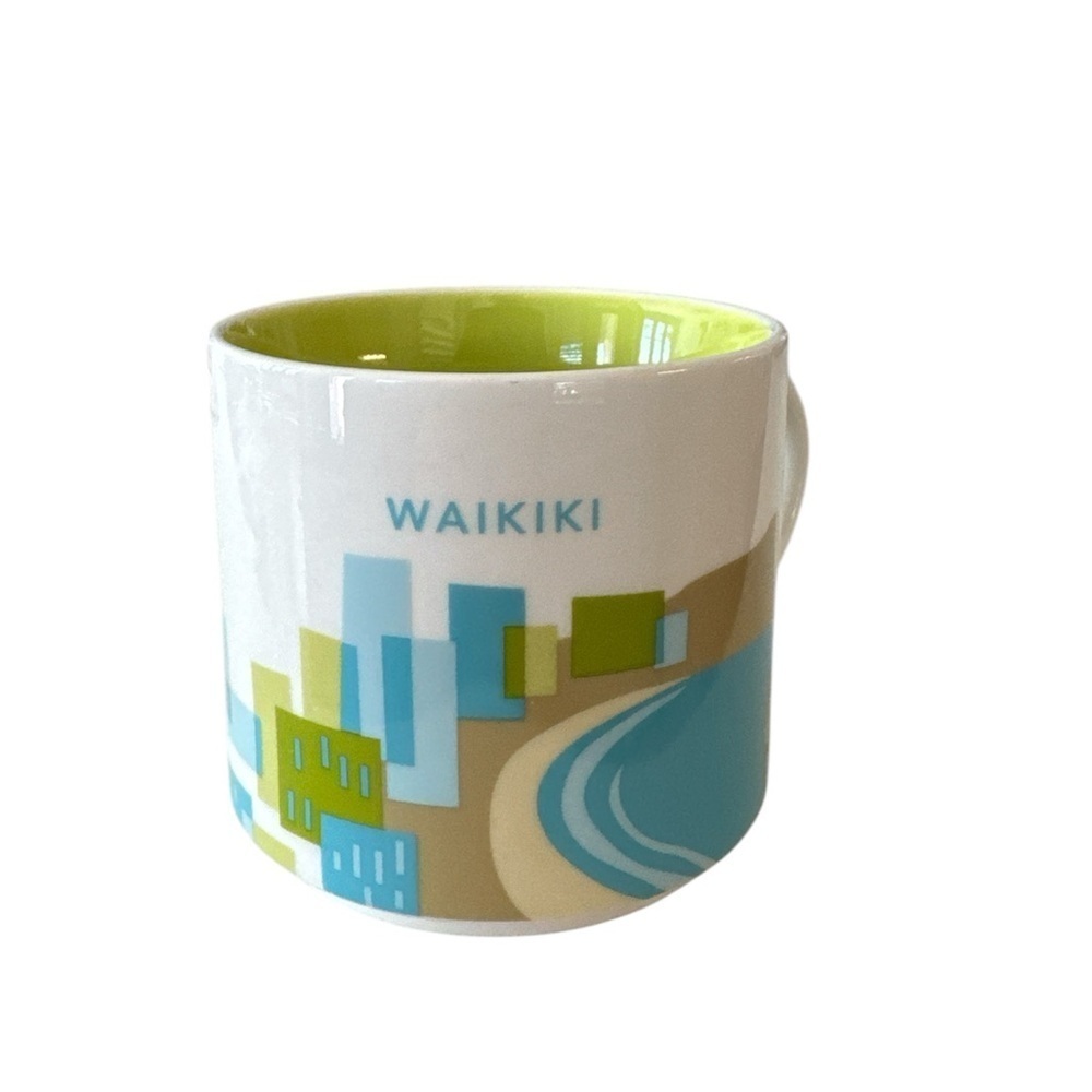 Starbucks Waikiki Hawaii You Are Here Collection Ceramic Coffee Tea Mug Cup 2015
